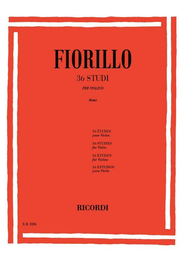 36 Studi - Per Violino - pro housle